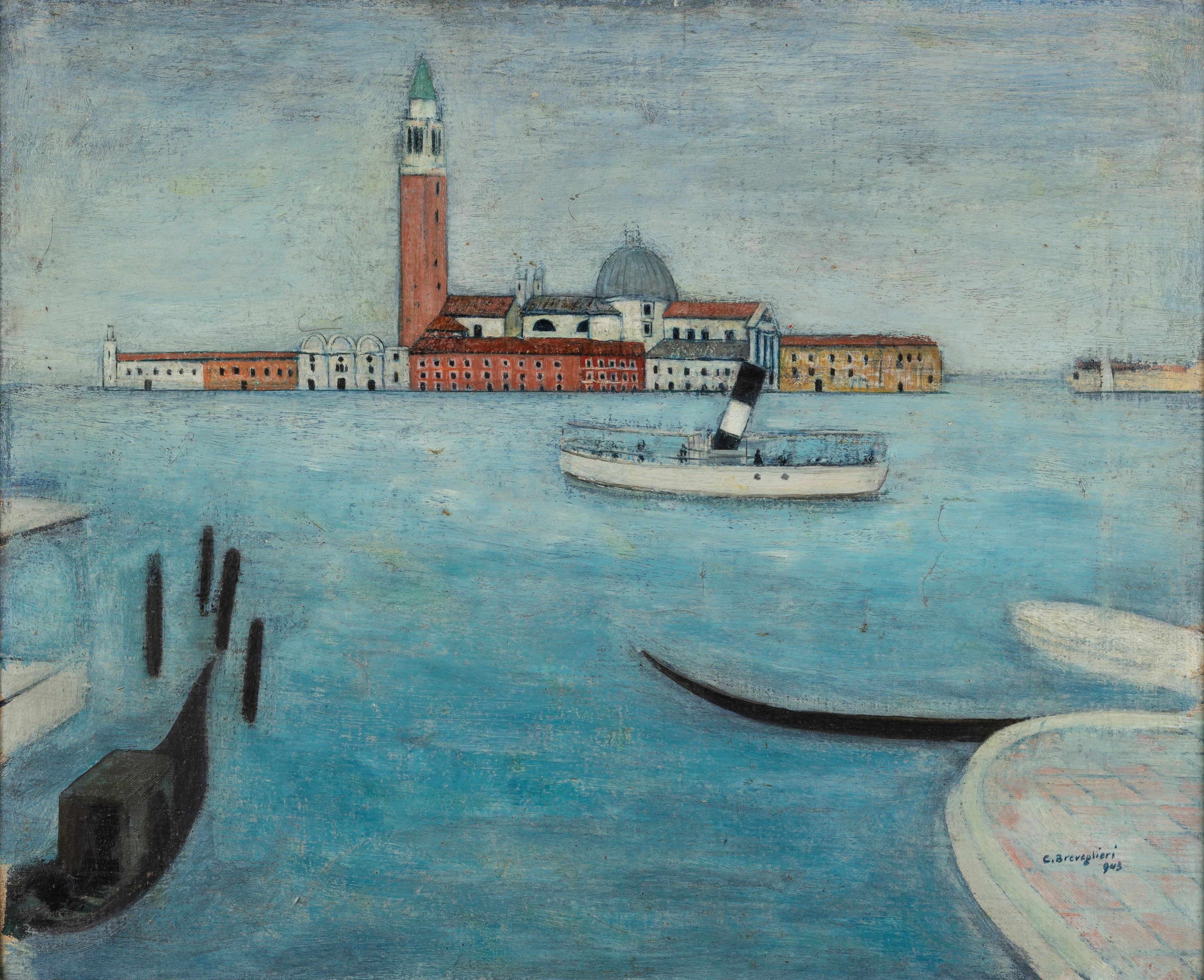 San Giorgio by Cesare Breveglieri, 1943 San Giorgio by Cesare Breveglieri, 1943