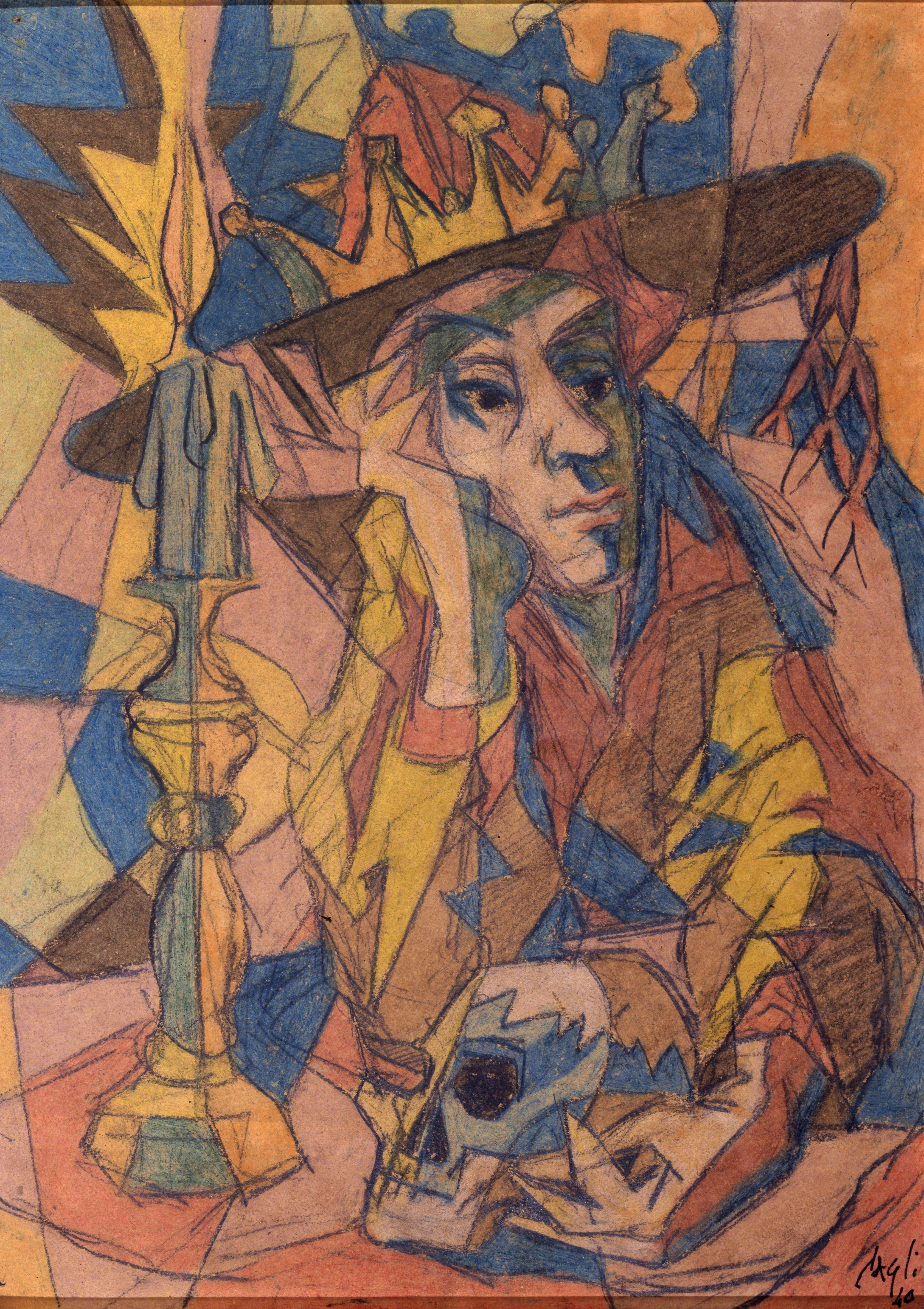 Il cranio e la candela, Corrado Cagli, 1940 Il cranio e la candela, Corrado Cagli, 1940