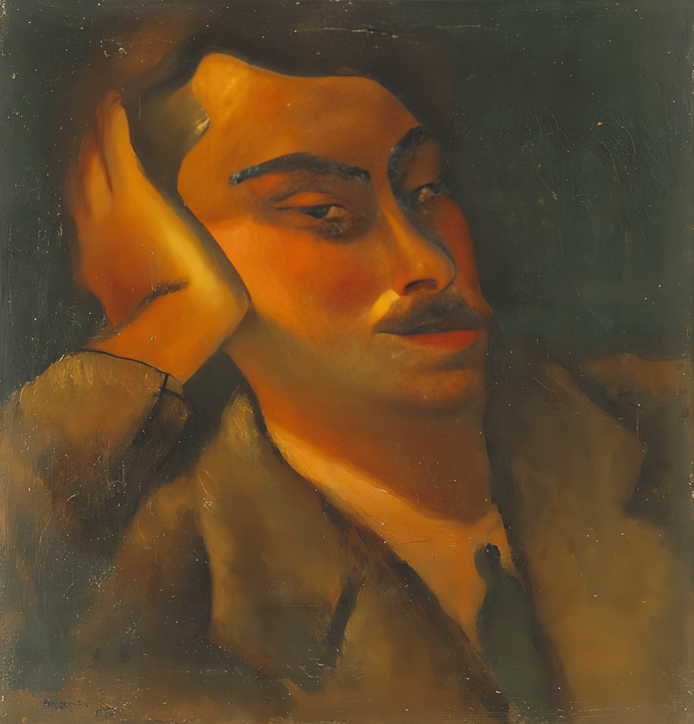 Self-Portrait by Mario Mafai, 1928 Self-Portrait by Mario Mafai, 1928
