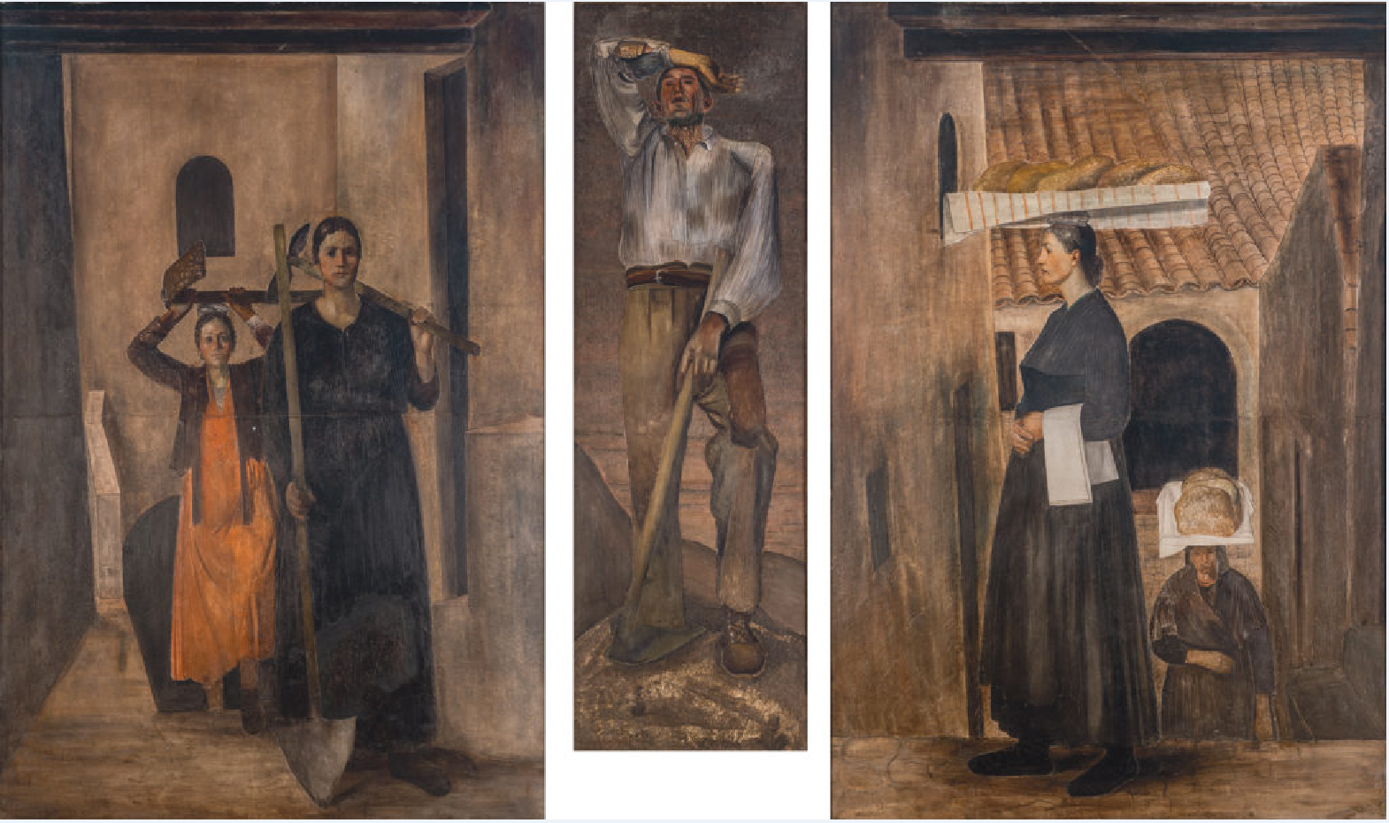 Il grano by Pietro Gaudenzi, 1940 Il grano by Pietro Gaudenzi, 1940