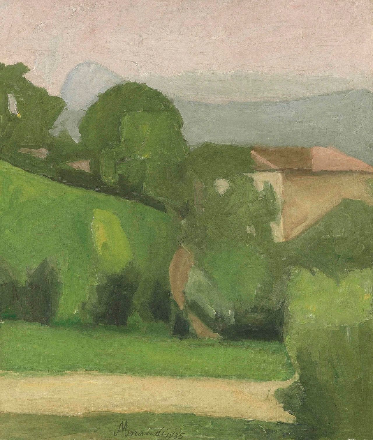 Paesaggio by Giorgio Morandi, 1935 Paesaggio by Giorgio Morandi, 1935