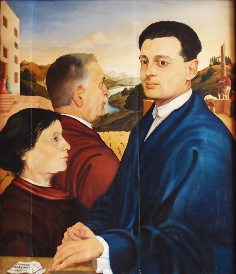 Family Portrait by Leonardo Castellani, 1925 Family Portrait by Leonardo Castellani, 1925
