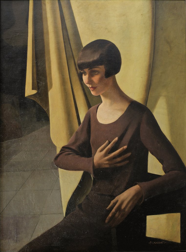 Cynthia Maughan by Felice Casorati, 1924–25 Cynthia Maughan by Felice Casorati, 1924–25