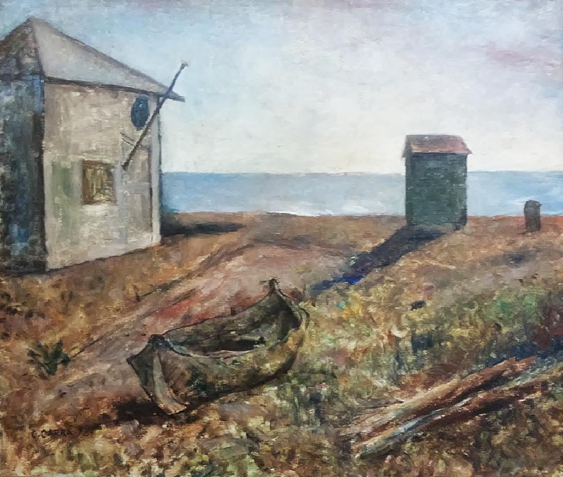 Tramonto al mare by Carlo Carrà, 1927 Tramonto al mare by Carlo Carrà, 1927