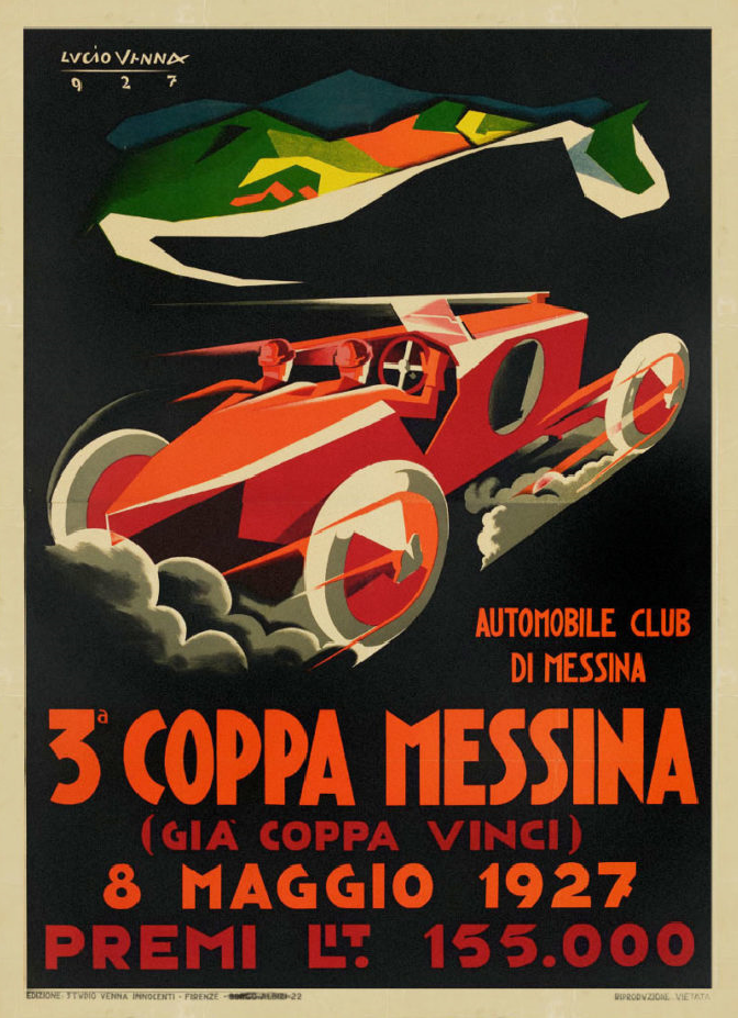 Advertising Poster by Lucio Venna, 1927 Advertising Poster by Lucio Venna, 1927