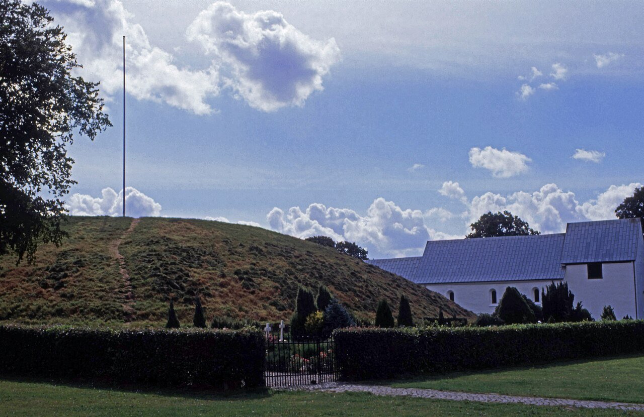 Jelling Mounds and Church, UNESCO World Heritage Site near Copenhagen