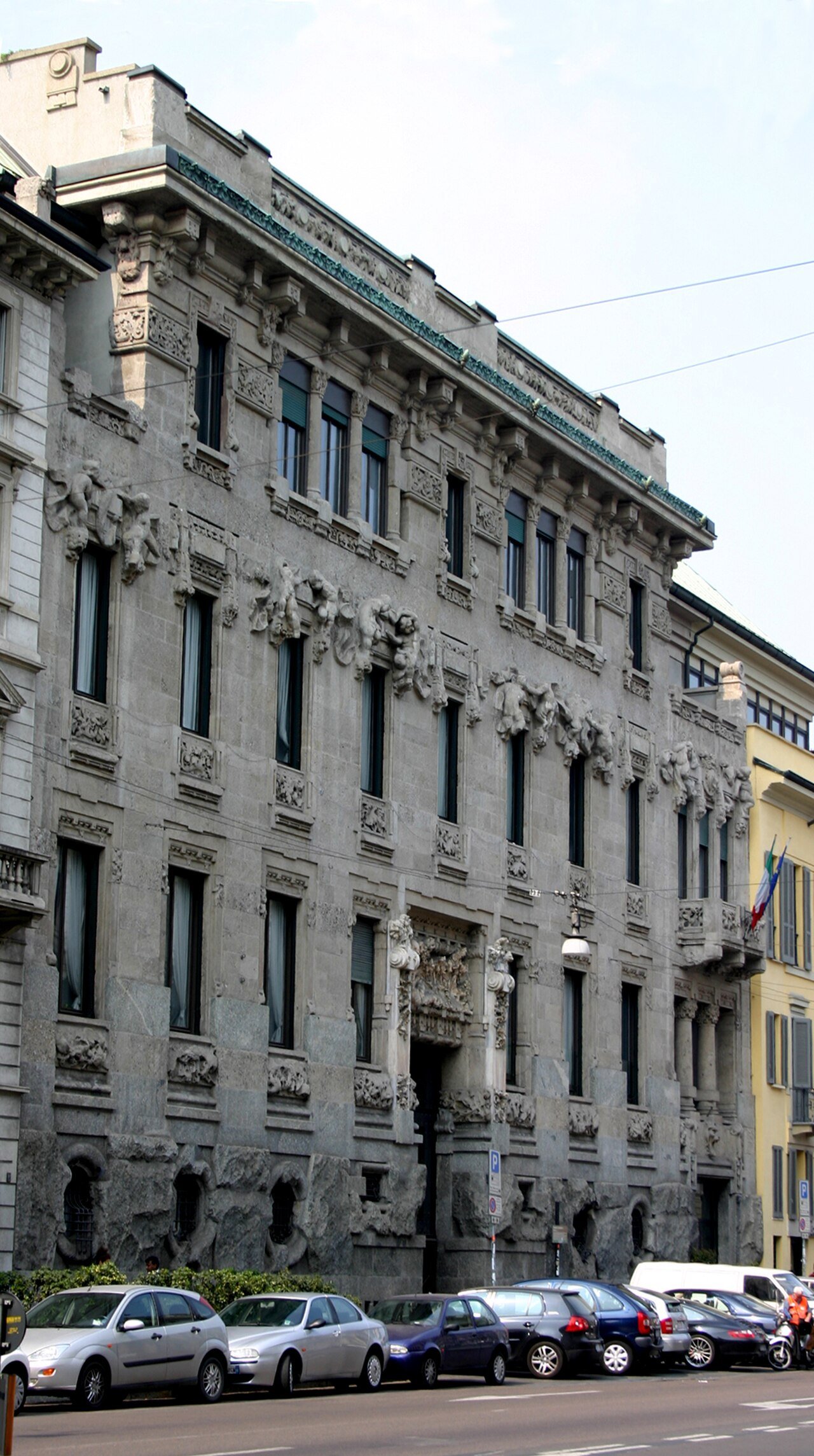 Palazzo Castiglioni, Milan — Giuseppe Sommaruga, 1901-1903