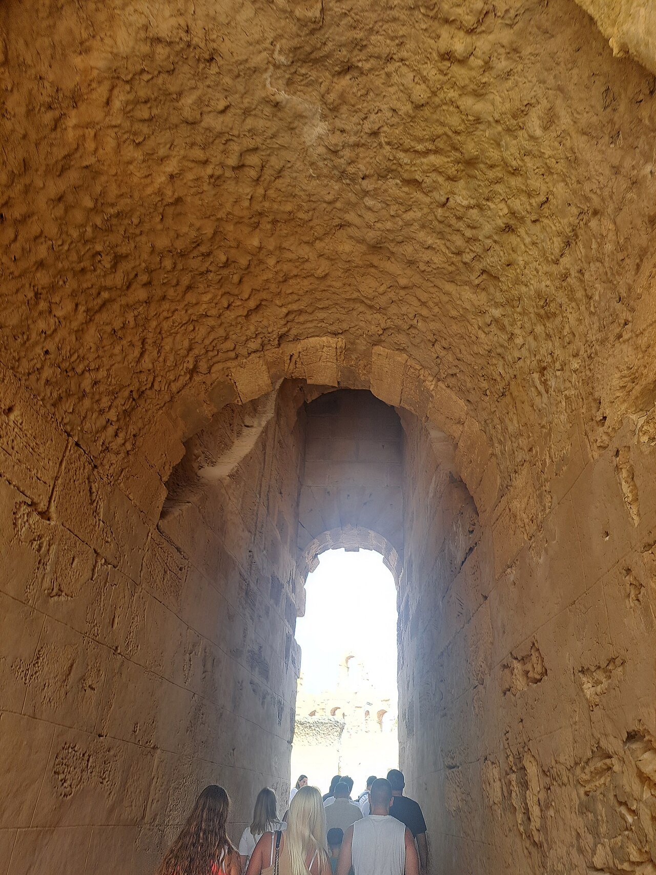 Interior of the Amphitheatre of El Jem Tunisia