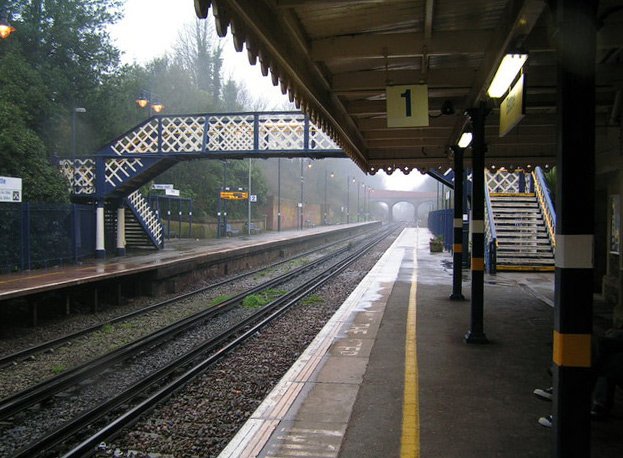 Battle railway station — view Battle railway station — view