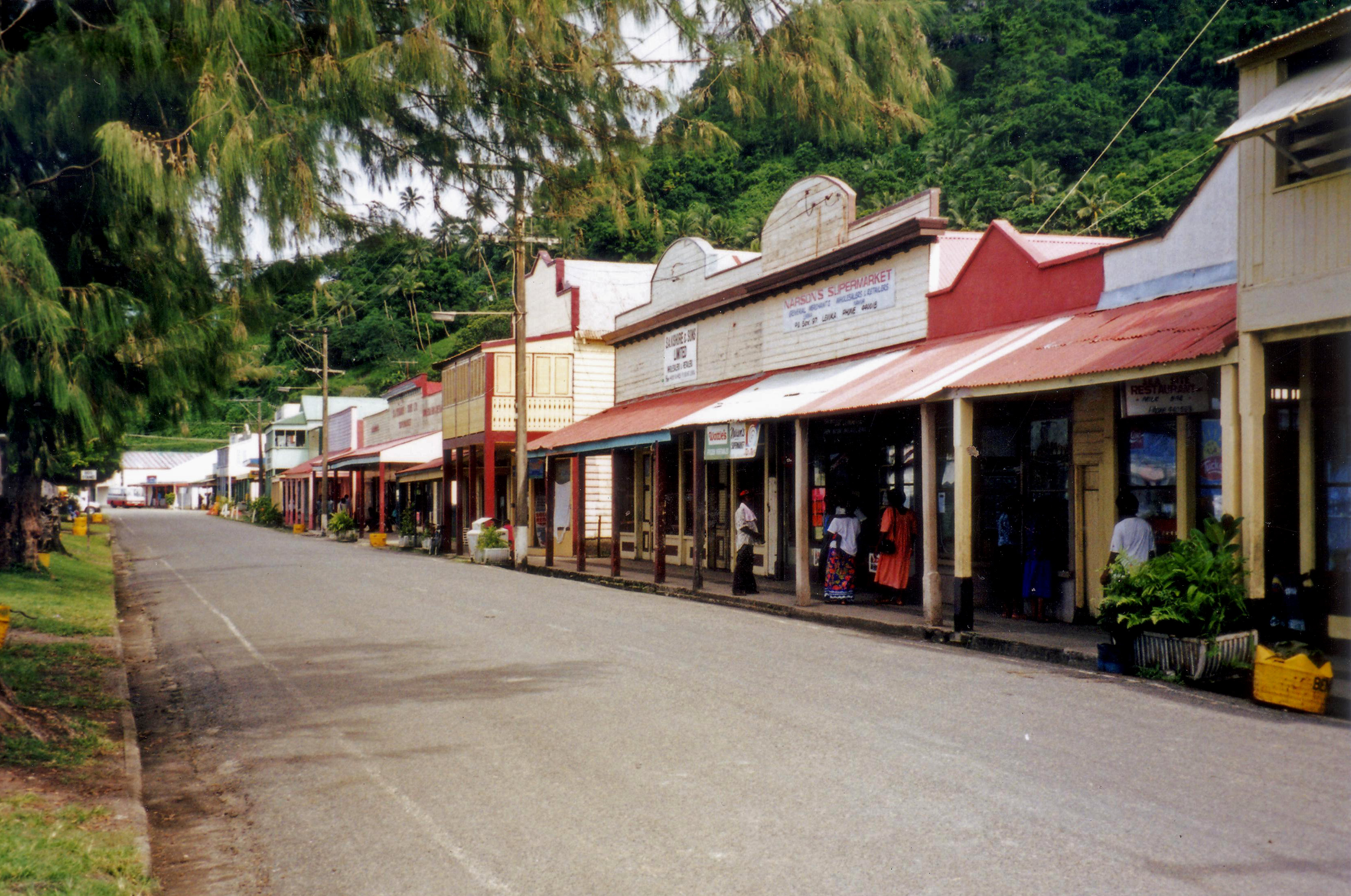 Beach Street Levuka colonial timber buildings UNESCO heritage Fiji