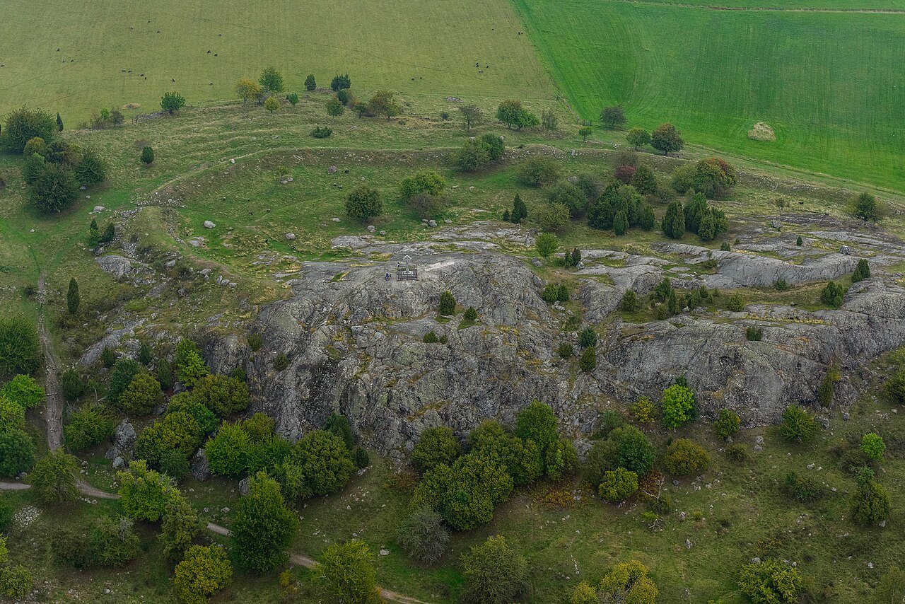 Birka archaeological site on Björkö island, UNESCO World Heritage Site
