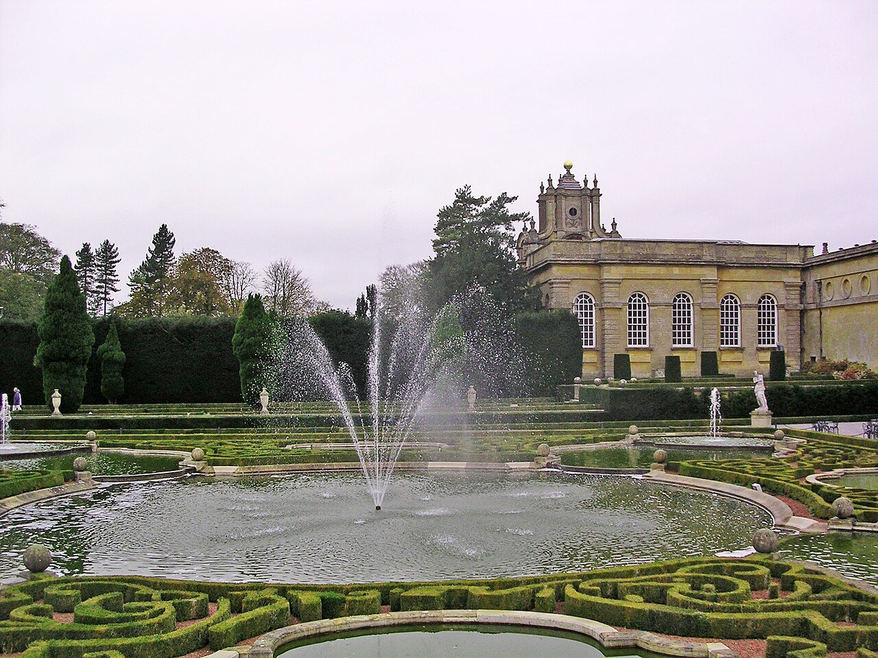 Blenheim Palace gardens, UNESCO World Heritage Site