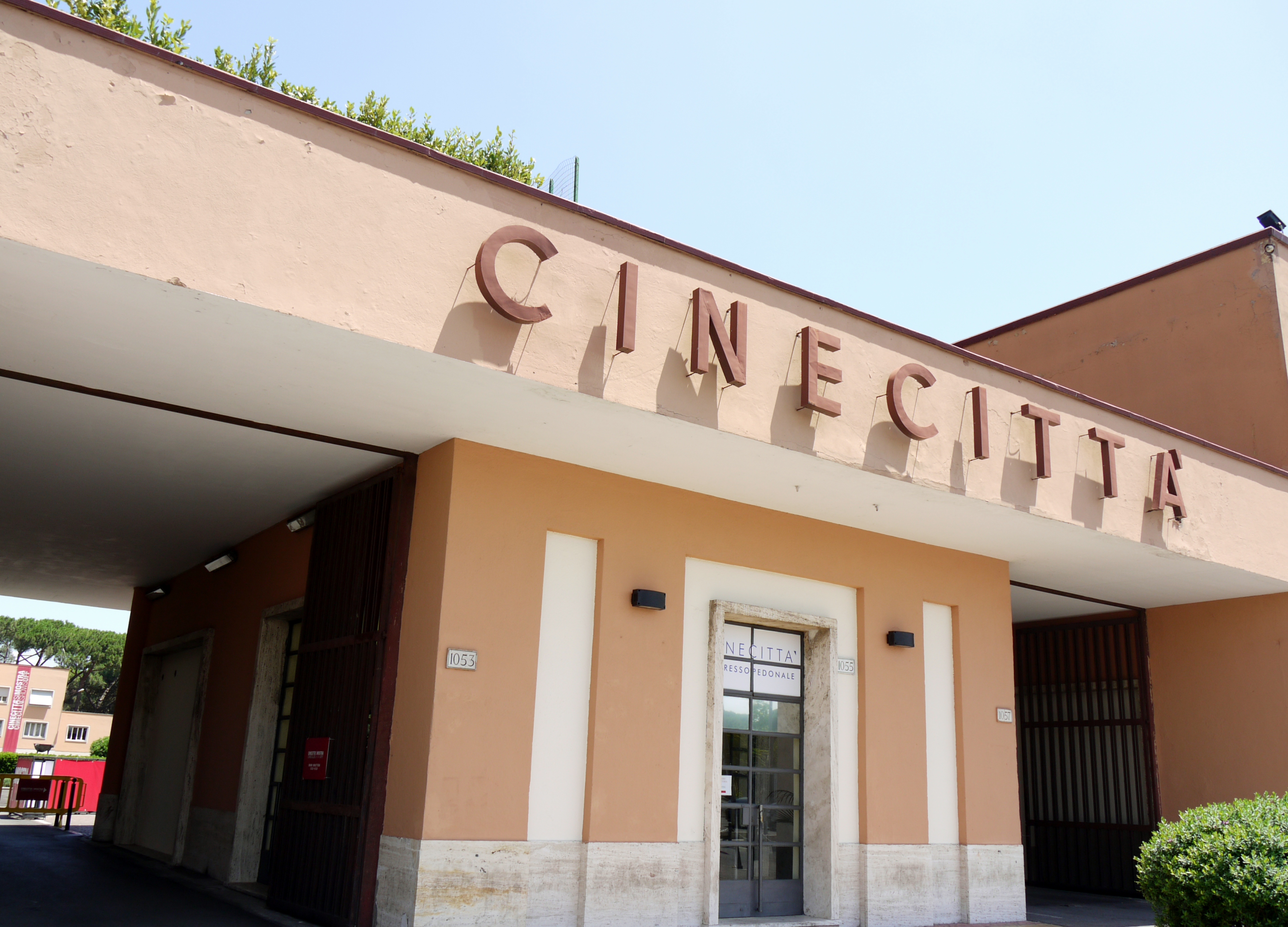 Cinecittà Entrance by Peressutti and Roncoroni, Rome 1936–37