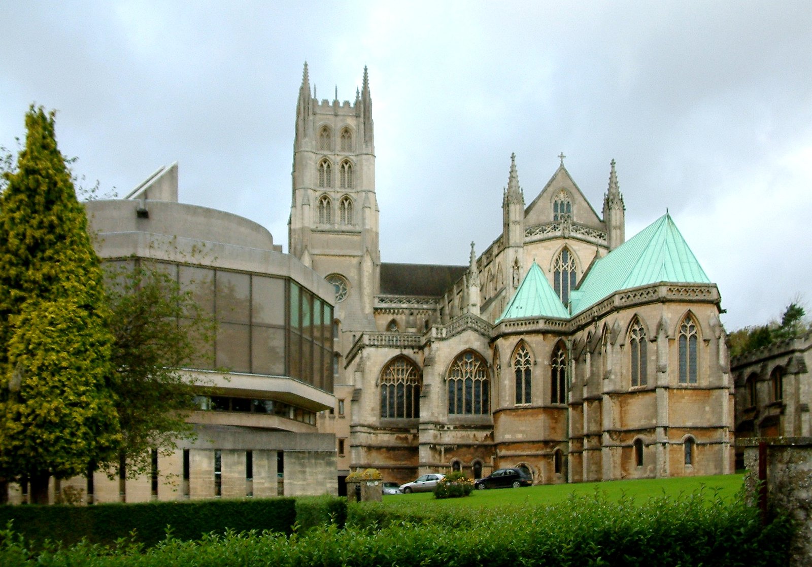 Downside Abbey — view