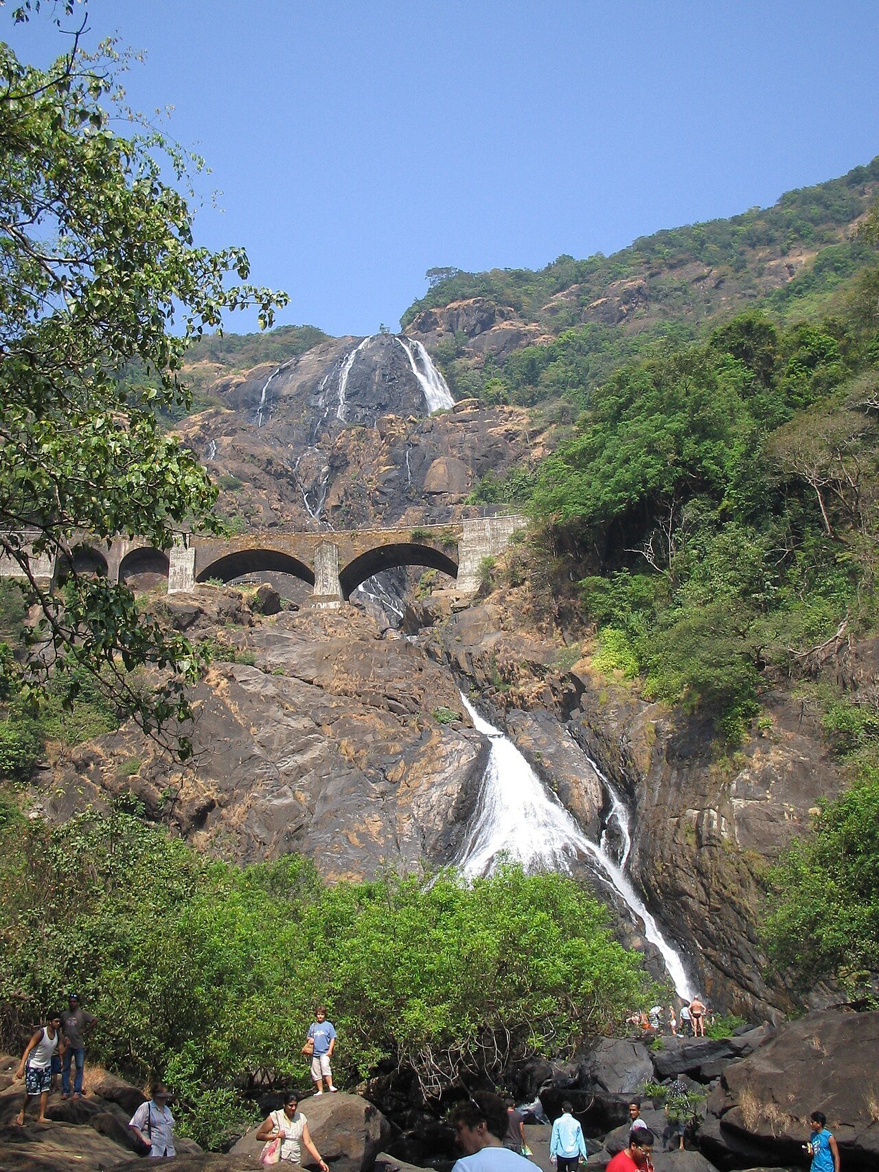 Dudhsagar Falls, Western Ghats, Goa, UNESCO World Heritage Site
