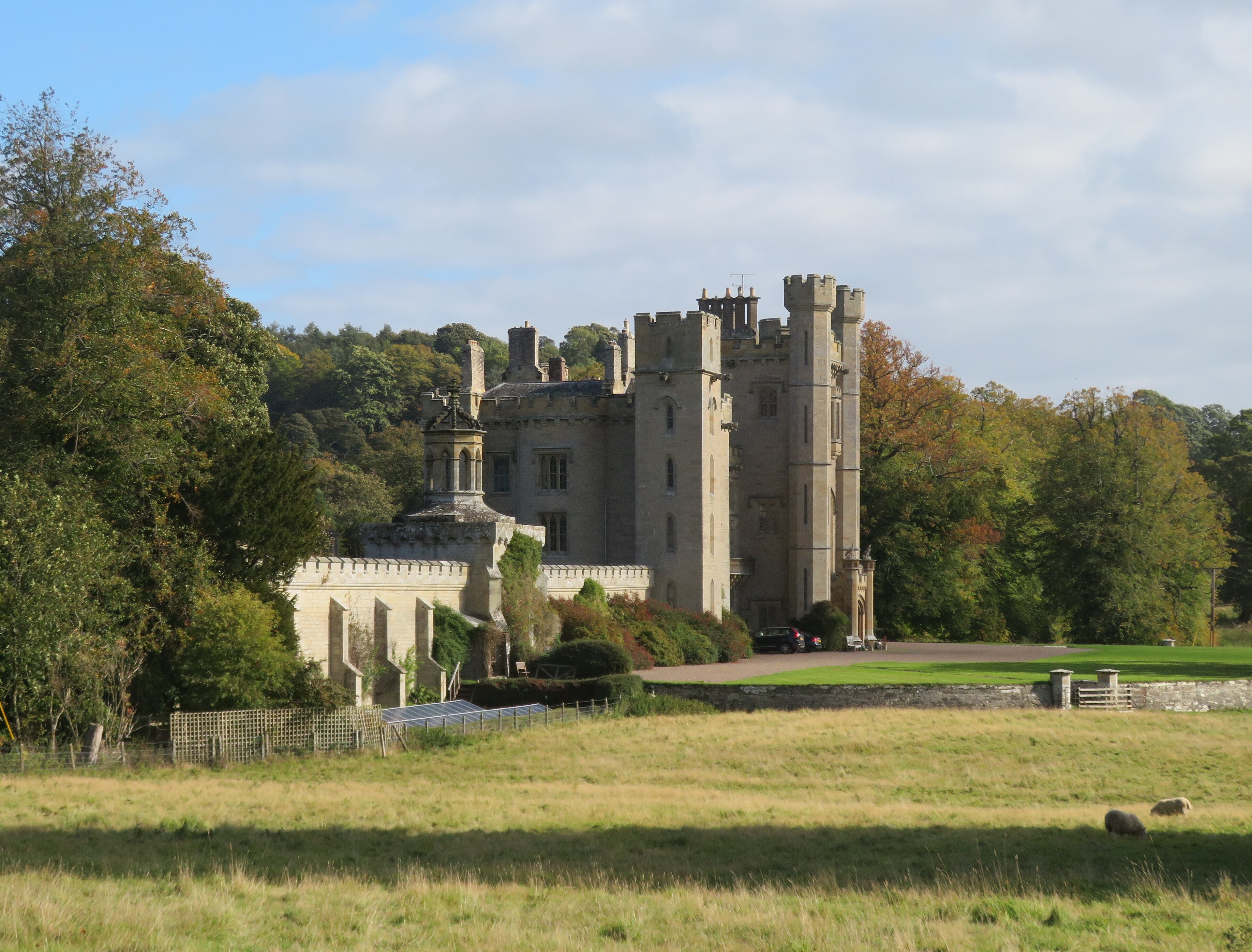 Duns Castle — view