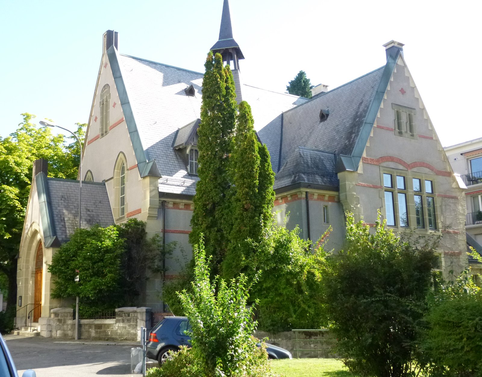 Scots Kirk, Lausanne — view