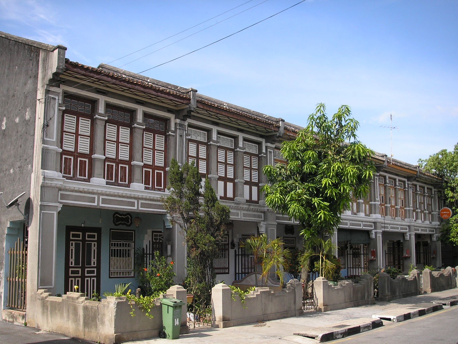 Cannon Street colonial shophouses George Town Penang
