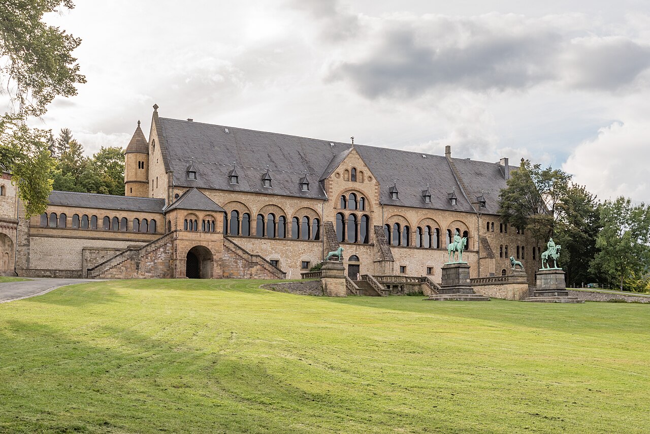 The Kaiserpfalz imperial palace in Goslar, Lower Saxony, Germany — the 11th-century imperial residence built near the Rammelsberg silver mines