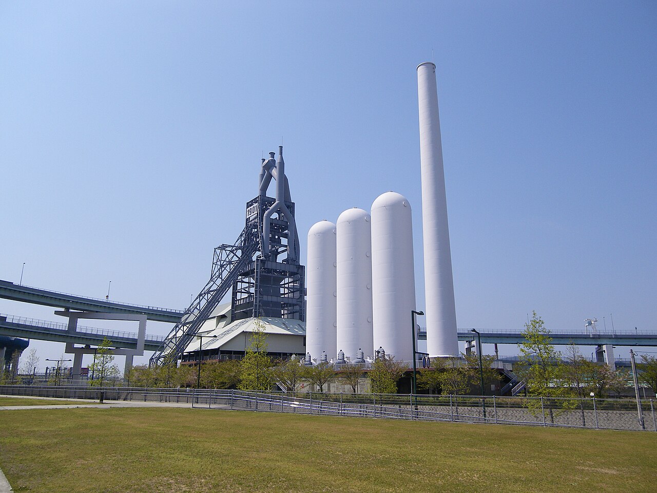 Higashida No. 1 Blast Furnace of the Imperial Yawata Steel Works, Kitakyushu, one of the 23 component sites of Japan's Meiji Industrial Revolution