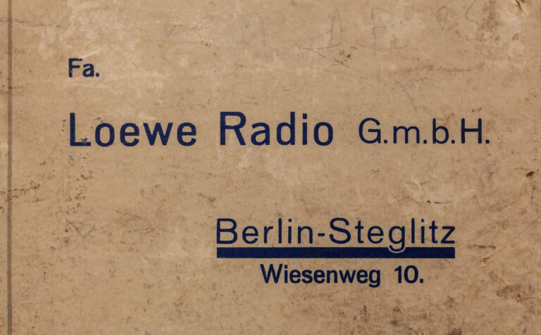 The Visionary Frequency: The Foundation of Loewe and the Birth of Electronic Television, 1923
