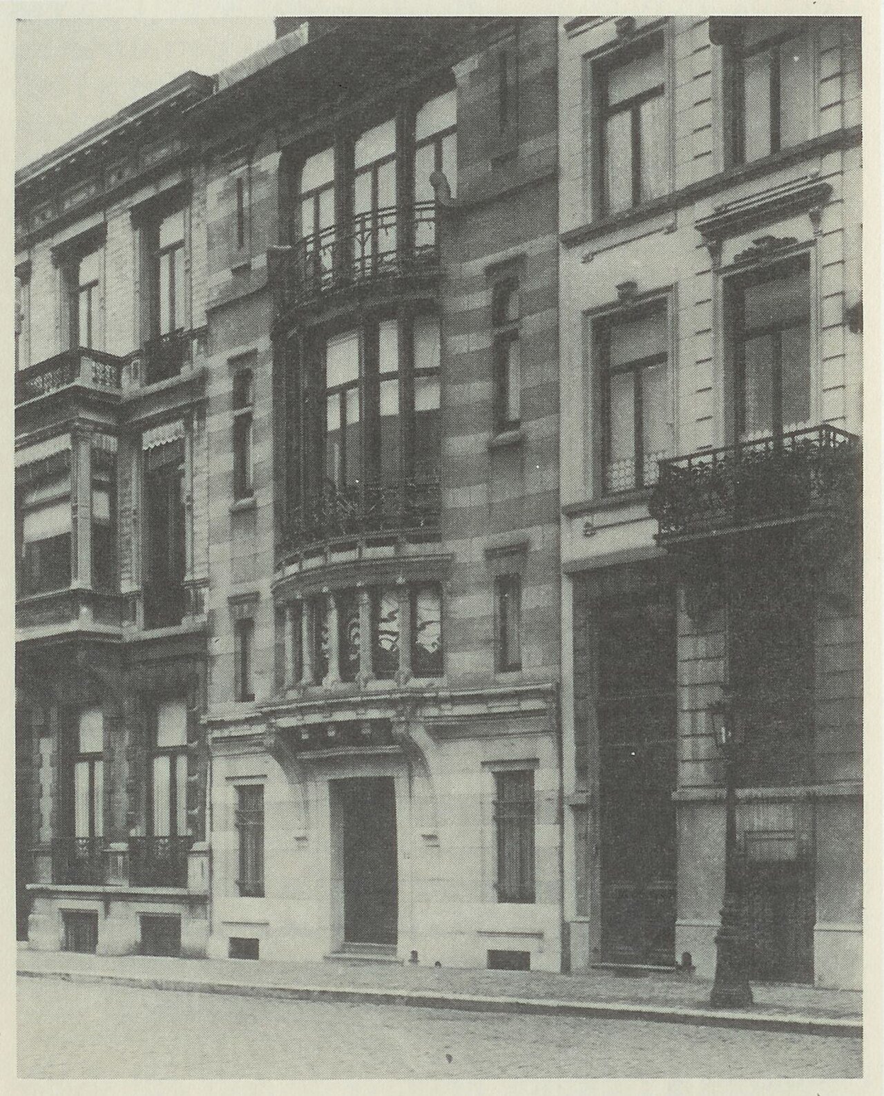 Hôtel Tassel, Brussels &mdash; Victor Horta, 1893. The conventional starting point of Art Nouveau.