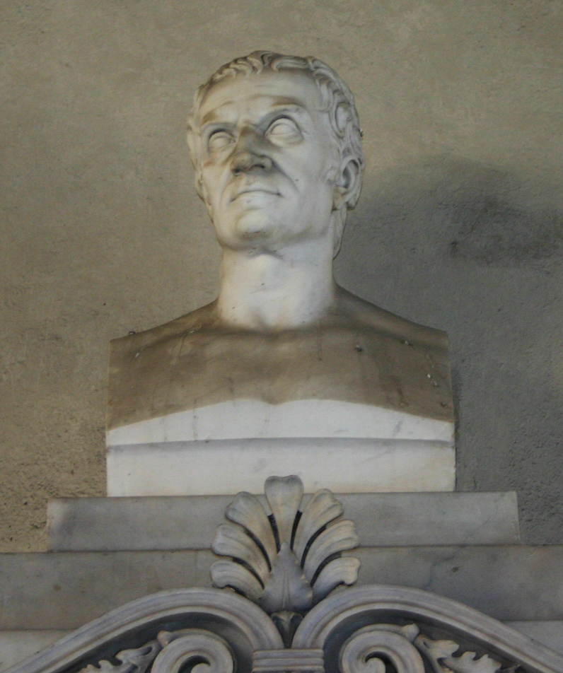 Busto di Luigi Canonica, al Palazzo di Brera, Milano