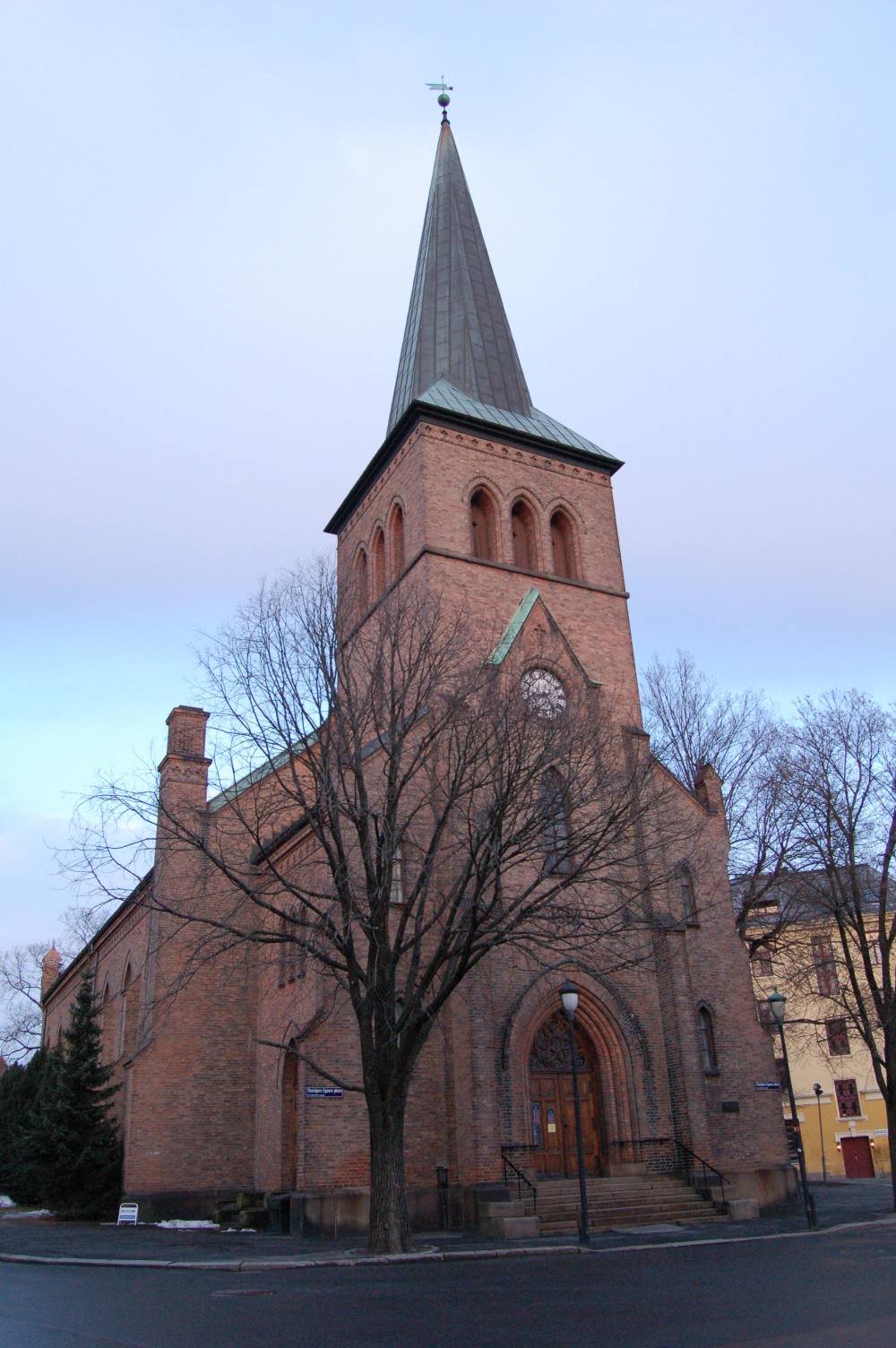 Kampen Church, Oslo — view
