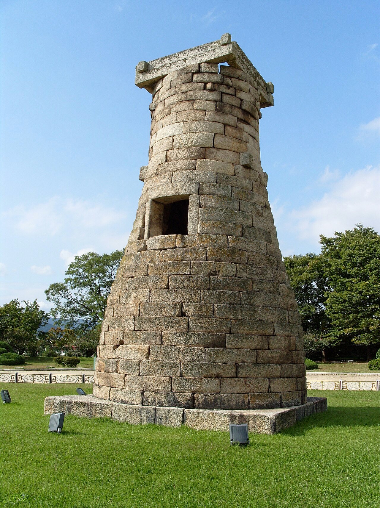Cheomseongdae Observatory, Gyeongju, South Korea — the oldest surviving astronomical observatory in East Asia, built c. 632 CE