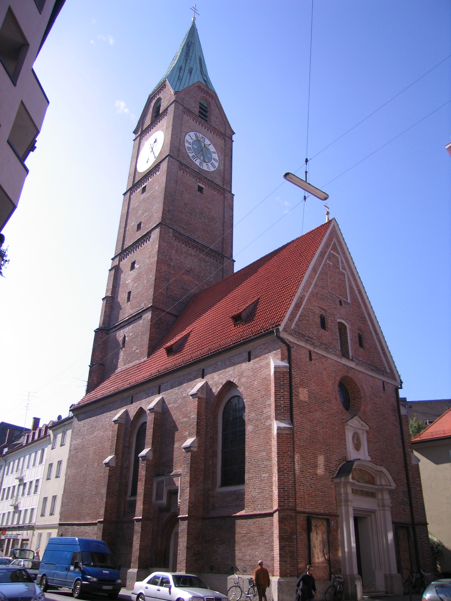 Kreuzkirche, Munich — view