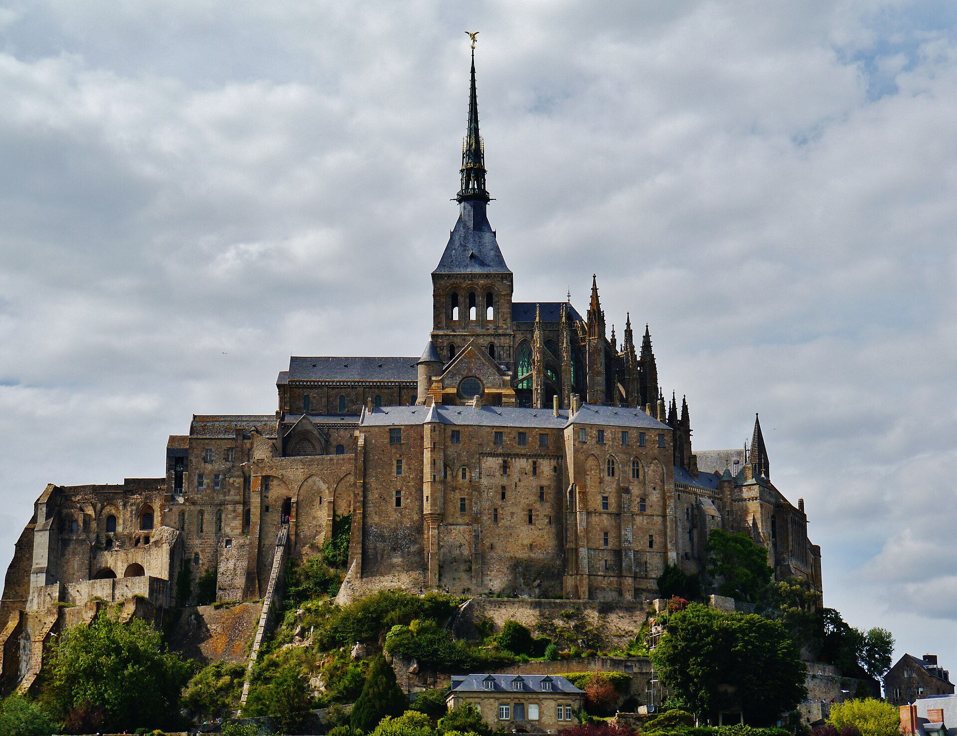 The Mont-Saint-Michel Abbey — via Wikimedia Commons