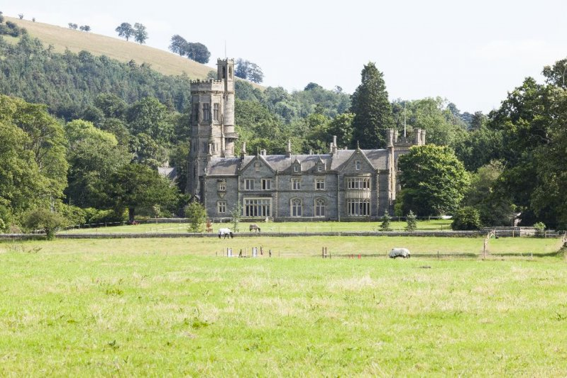 Leighton Hall, Powys — view