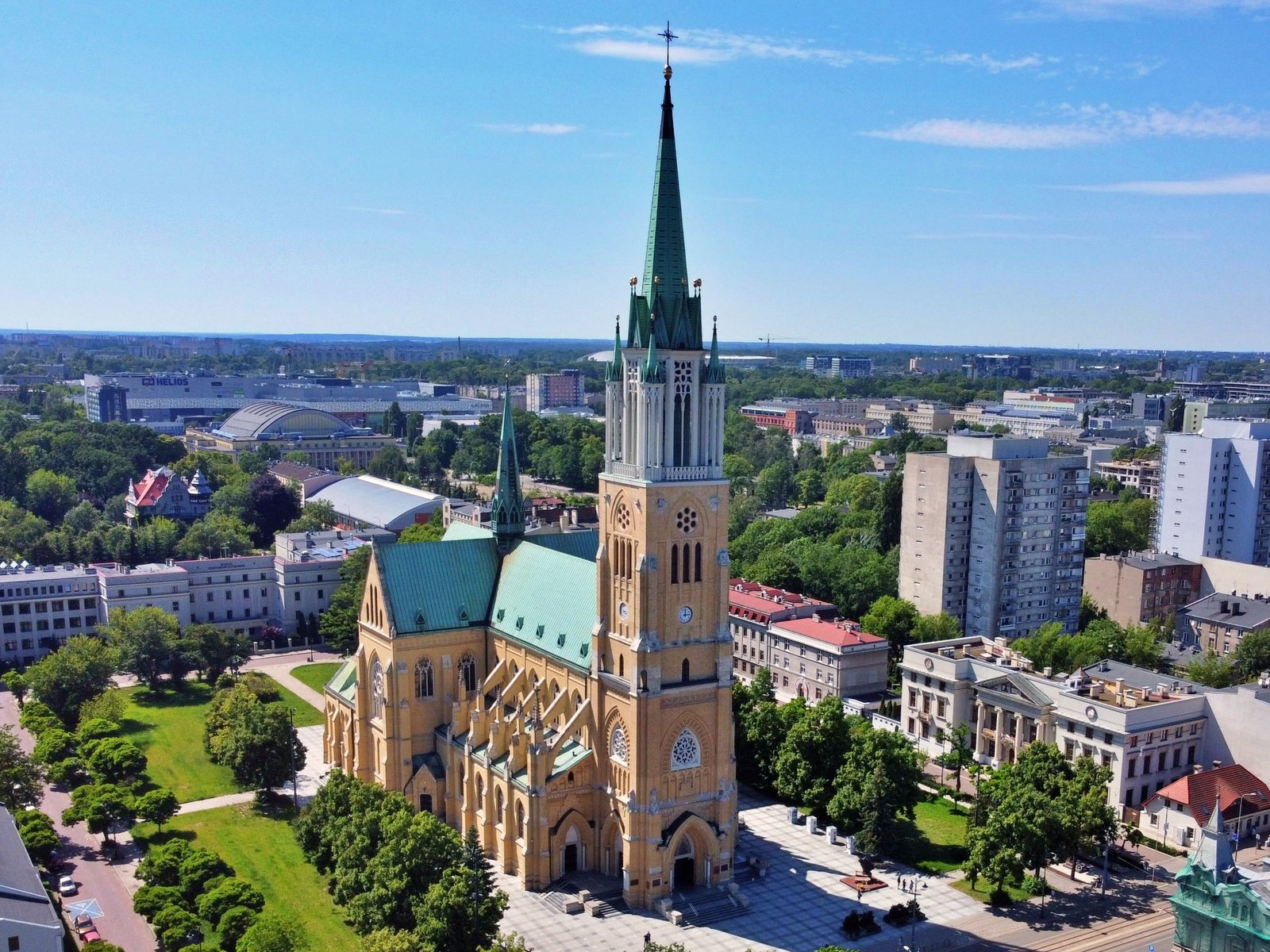 Łódź Cathedral — view