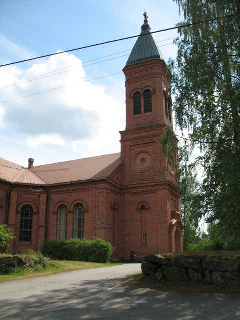 Loppi Church — view