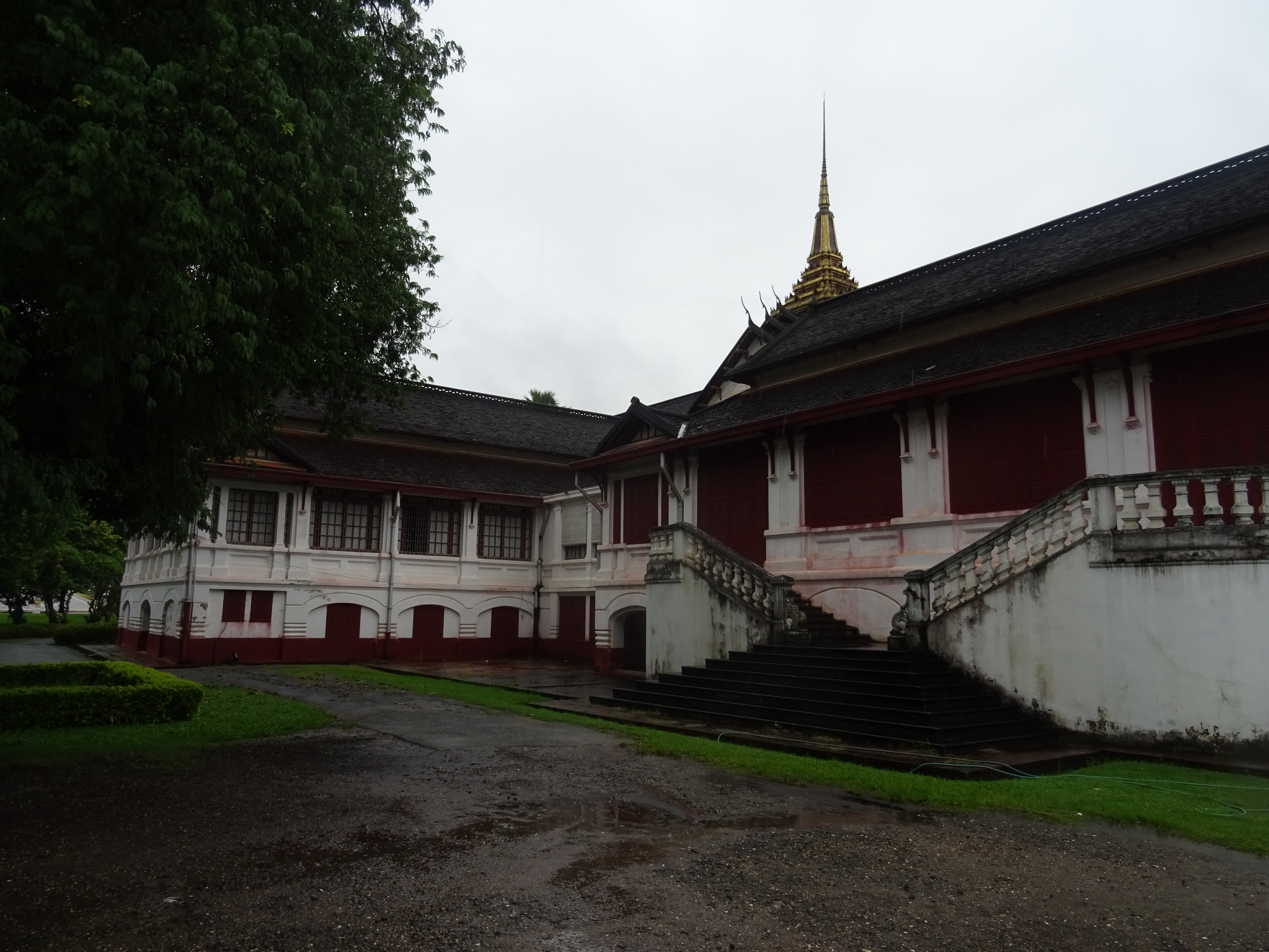 Facade of the Royal Palace of Luang Prabang, now the National Museum of Laos