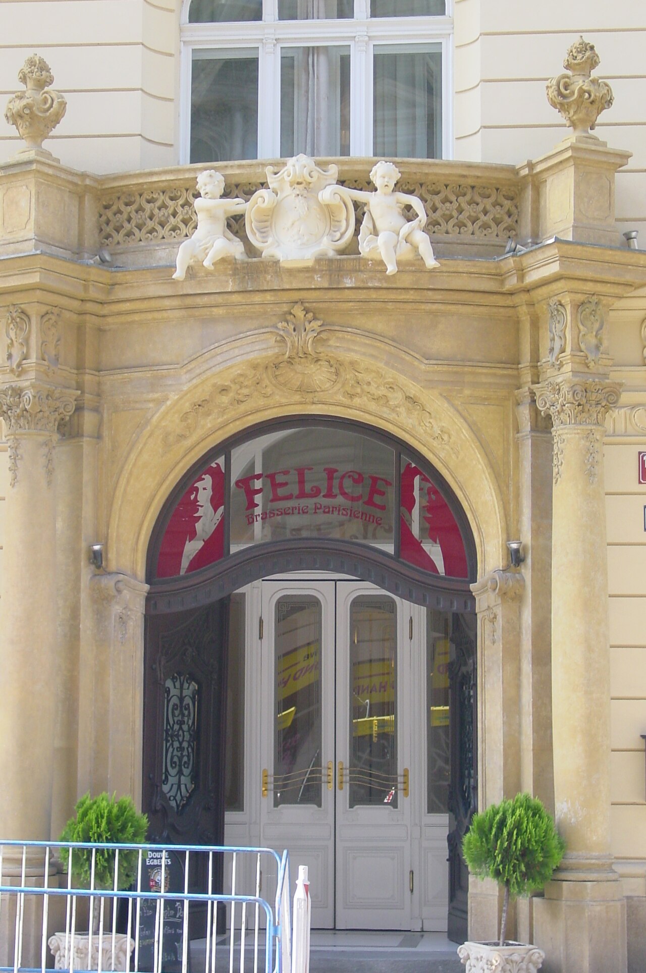 The neo-Baroque building at Na Poříčí 7, Prague