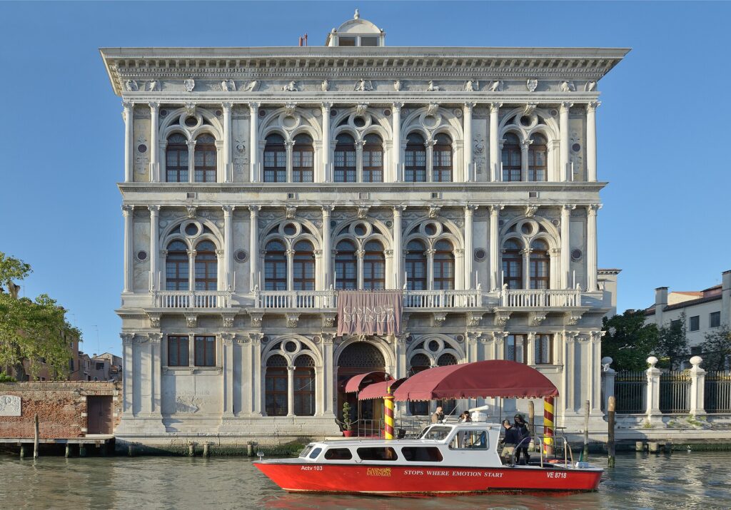 Codussi's front on the Grand Canal, with its paired round-headed windows