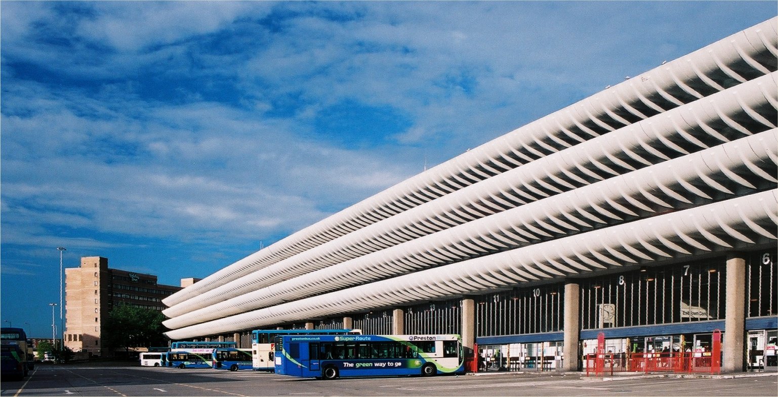Preston bus station — view