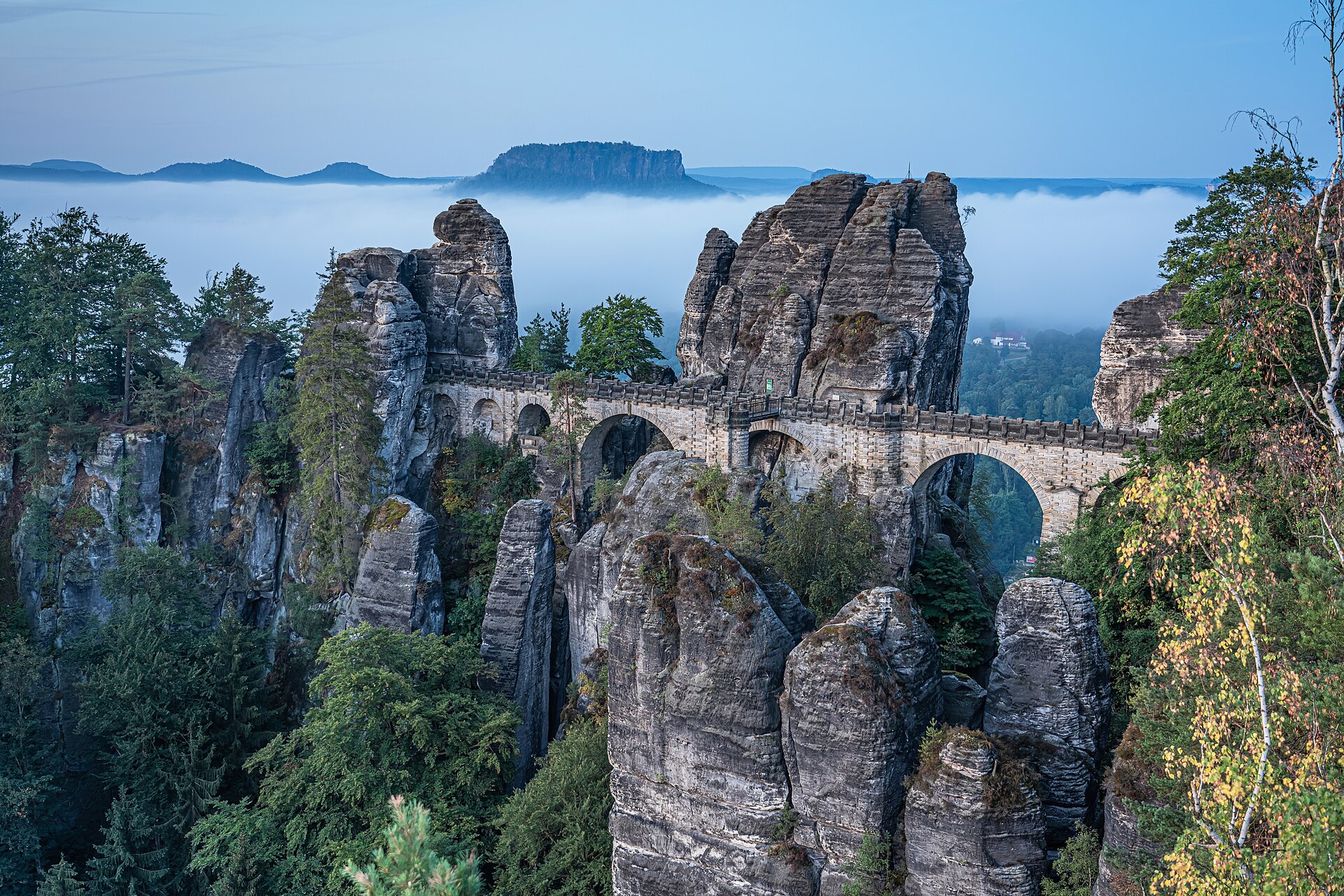Bastei bridge — via Wikimedia Commons
