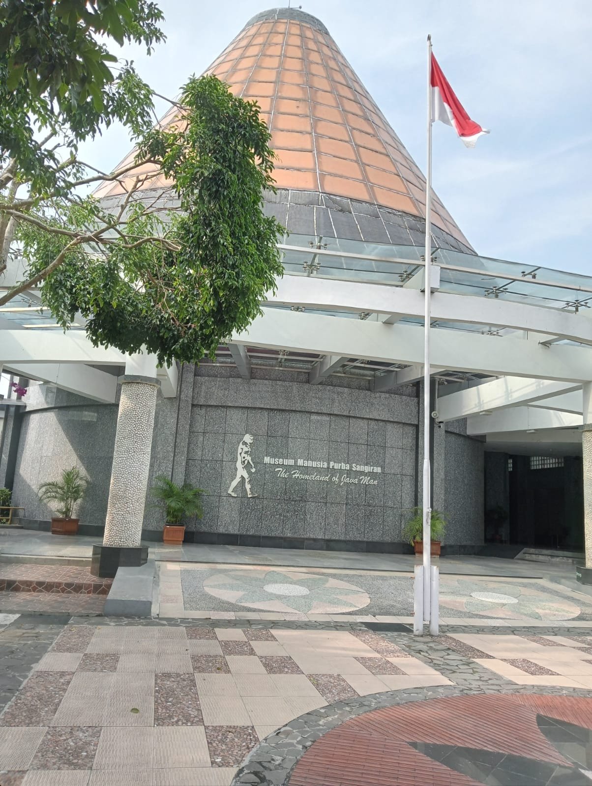 Exterior of the Sangiran Early Man museum building, Central Java