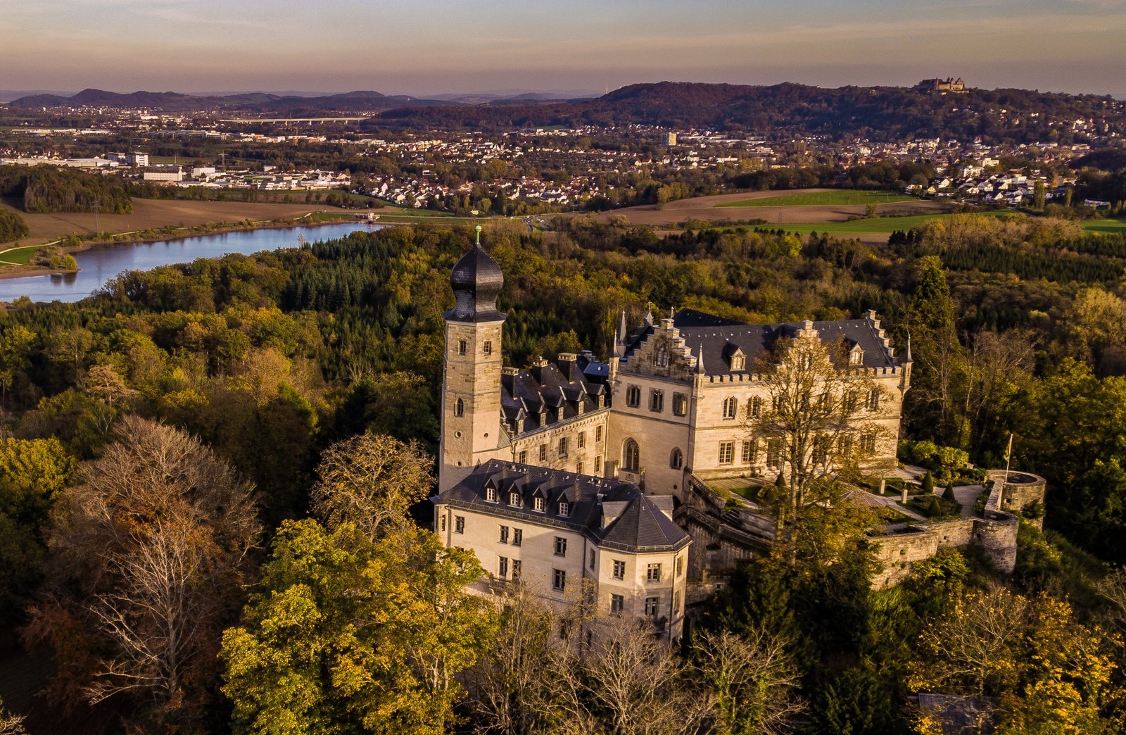 Callenberg Castle — view