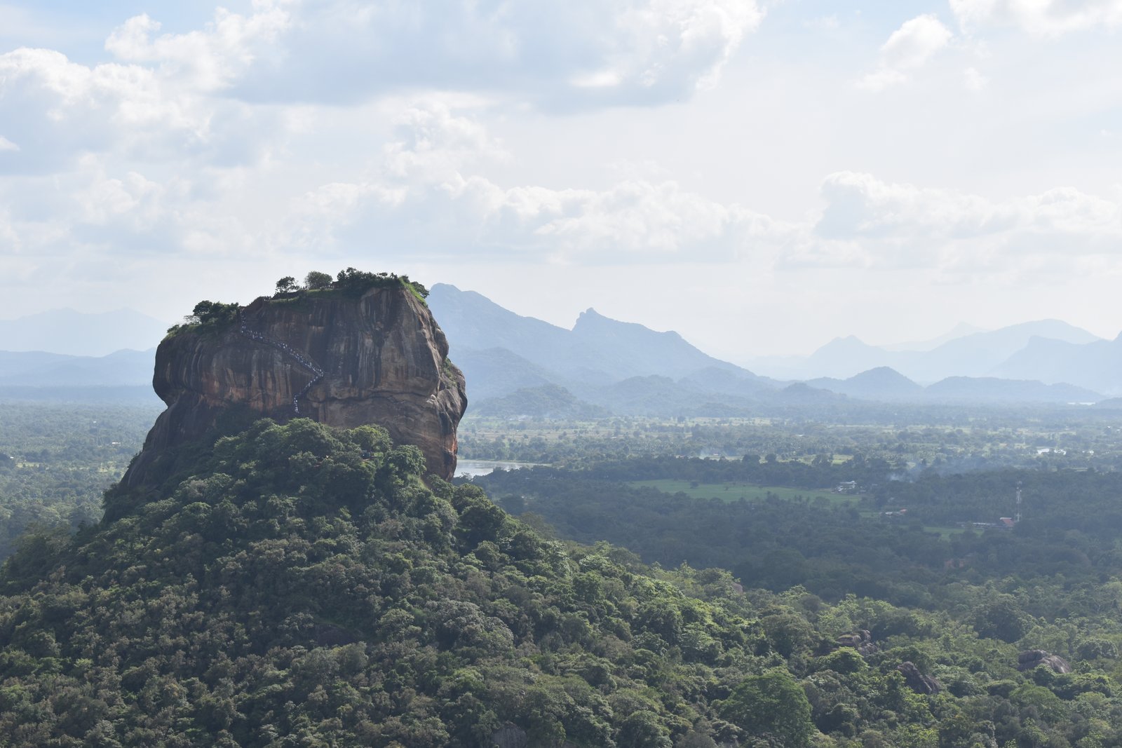 Sigiriya Lion Rock Sri Lanka seen from Pidurangala Rock