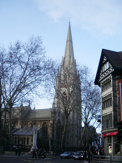 St Mary Abbots — view