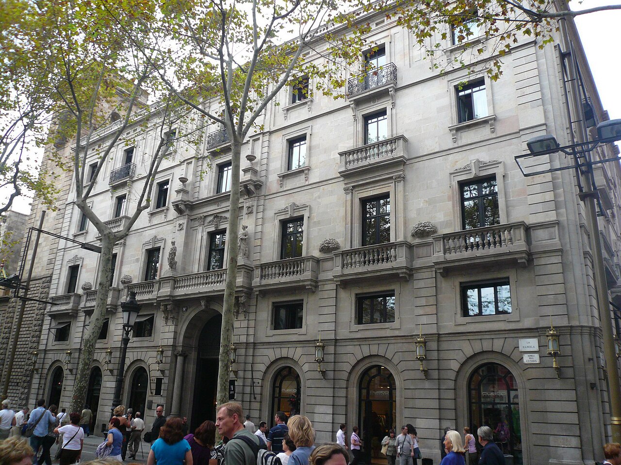 The Tabacs de Filipines building on La Rambla, Barcelona
