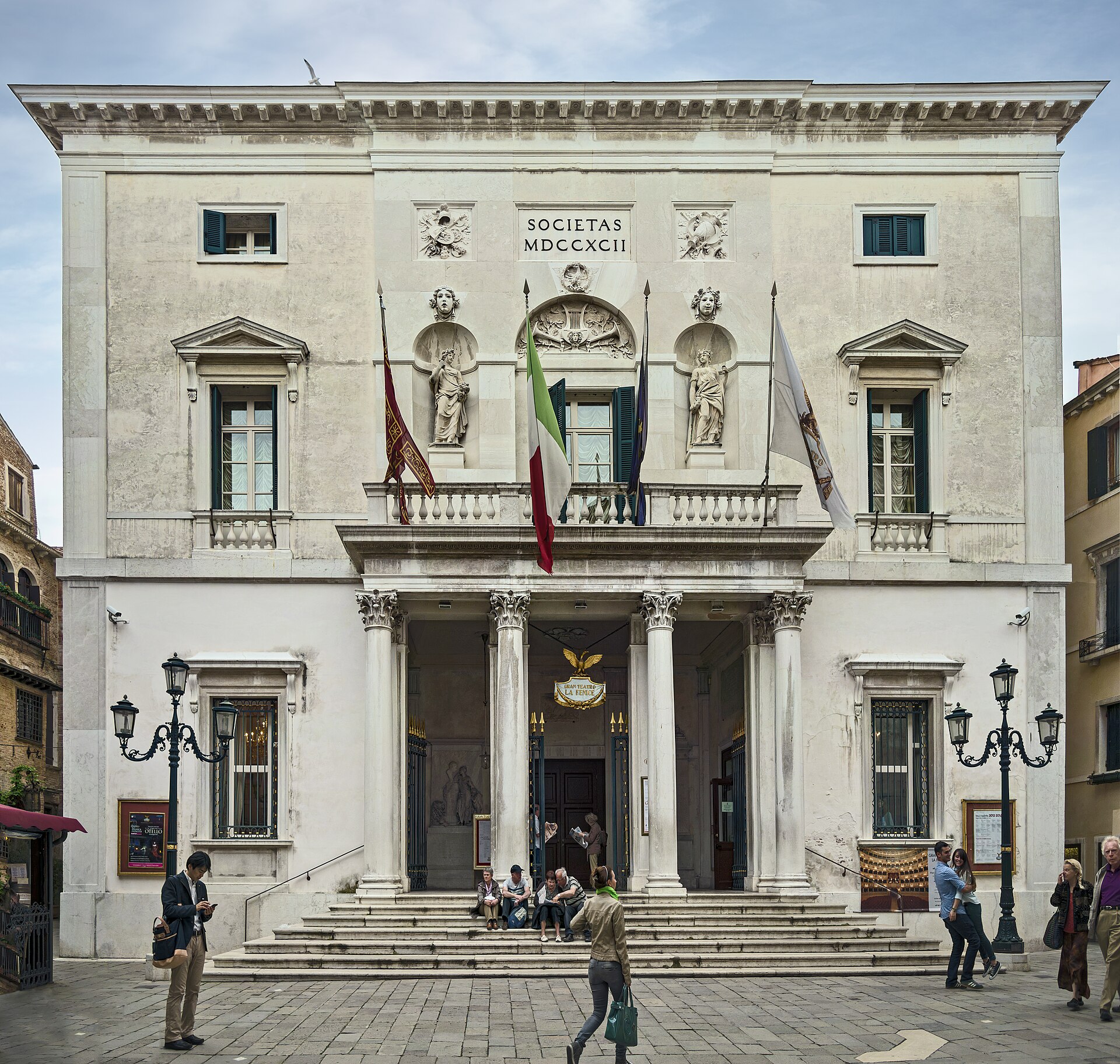 The La Fenice Theater — via Wikimedia Commons The La Fenice Theater — via Wikimedia Commons