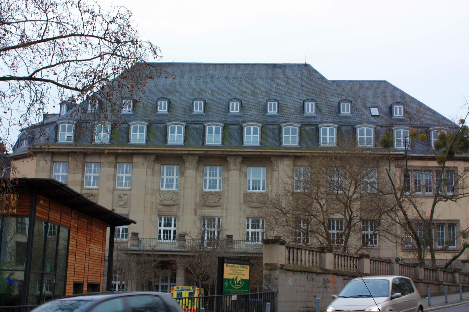 Jugendstil facade of the Kaiser-Friedrich-Therme thermal bath in Wiesbaden