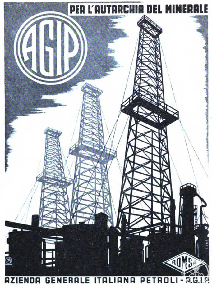 «Per l’autarchia del minerale»: the AGIP derricks