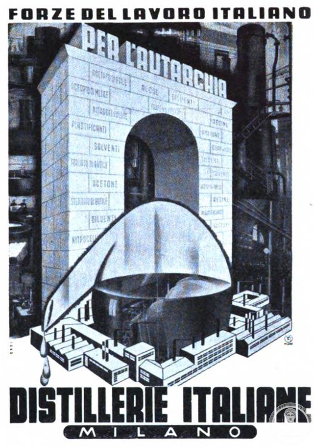An arch built of solvents: the Distillerie Italiane sheet