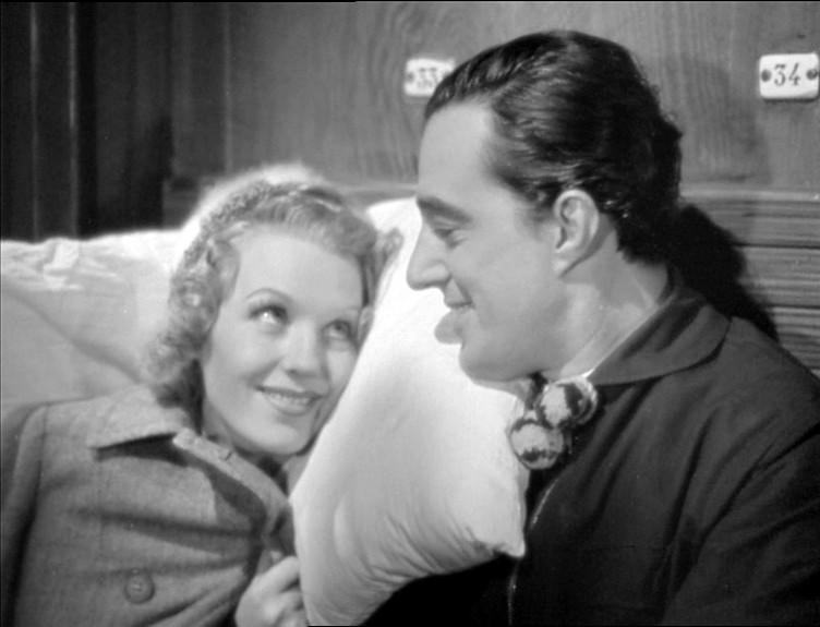 Assia Noris and Vittorio De Sica in a scene from the 1939 film Grandi magazzini