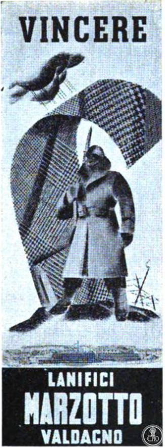 A greatcoat and one word: Lanifici Marzotto in the Vincere series